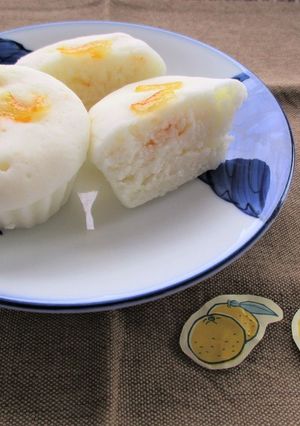 ゆず米粉蒸しパン-レシピのメイン写真