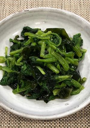 ほうれん草とわかめのナムル-レシピのメイン写真