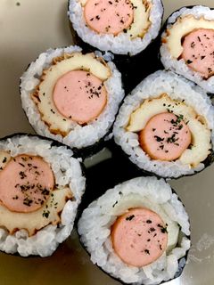 海苔巻きシリーズ!ちくわウインナー巻き-レシピのメイン写真
