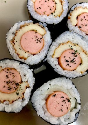 海苔巻きシリーズ！ちくわウインナー巻き-レシピのメイン写真