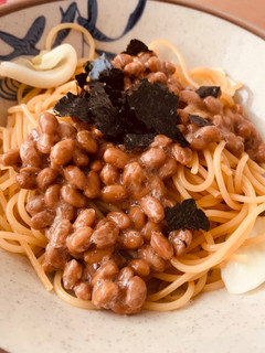 超簡単!納豆和風パスタ-レシピのメイン写真