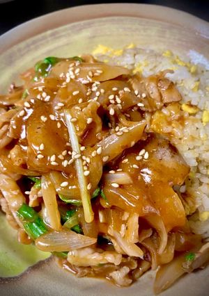 賄い!ポークケチャップ&スパイシーライス-レシピのメイン写真