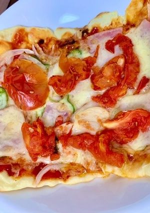 発酵なし　グリルで焼く　簡単ピザ生地-レシピのメイン写真