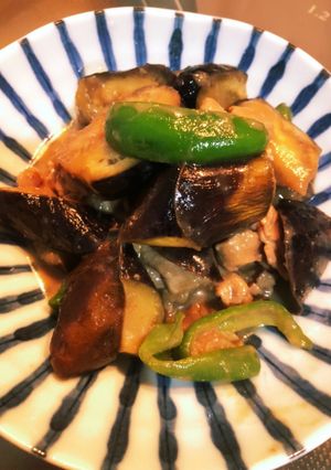 ご飯が進む!ナスの味噌炒め-レシピのメイン写真