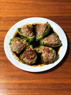 ☆簡単☆ピーマンの肉詰め(醤油味)-レシピのメイン写真