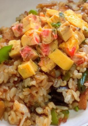お弁当の余ったオカズチャーハン-レシピのメイン写真
