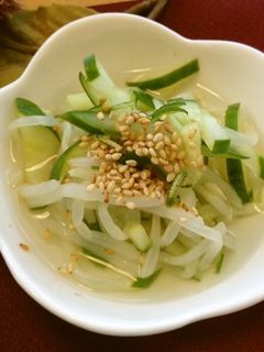 きゅうりのすだち和え(透析食)-レシピのメイン写真