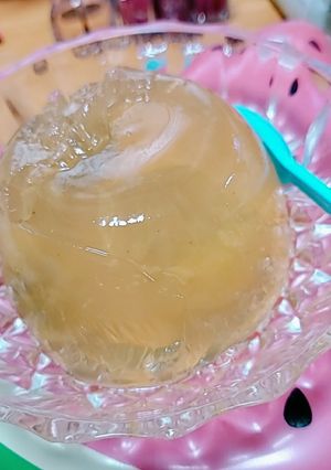 梅シロップの寒天ゼリー-レシピのメイン写真