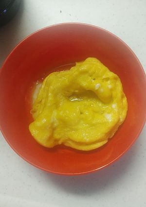レンジで出来る卵焼き-レシピのメイン写真