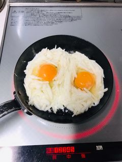 簡単!長芋ふわふわ焼き♡-レシピのメイン写真