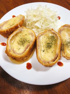 ミックスチーズで!チーズとんかつ!!-レシピのメイン写真