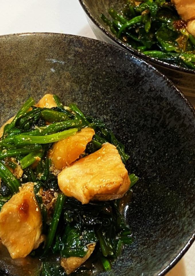 ほうれん草のしょう油炒め-レシピのメイン写真