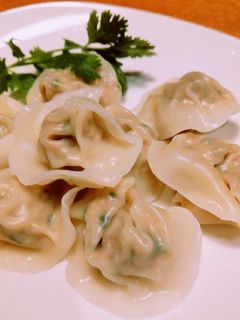パクチー入の水餃子-レシピのメイン写真