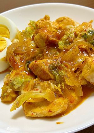 チーズタッカルビ風野菜炒め-レシピのメイン写真