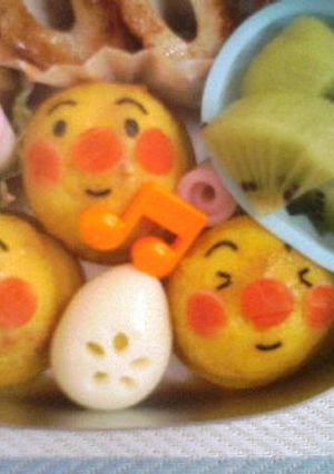 キャラ弁☆プチオムライスでアンパンマン-レシピのメイン写真