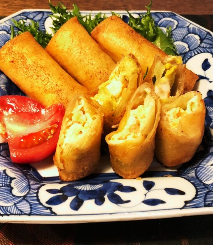 誰でも作れる✨海老アボカドのチーズ春巻き by 松太郎ママ