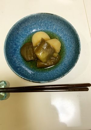 水ナスとじゃが芋の煮物（炊飯器調理）-レシピのメイン写真