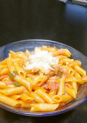 簡単・手間いらず☆レンジで作るナポリタン-レシピのメイン写真