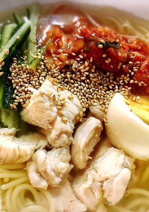 ダイエットに！糖質ゼロ麺で盛岡冷麺風-レシピのメイン写真