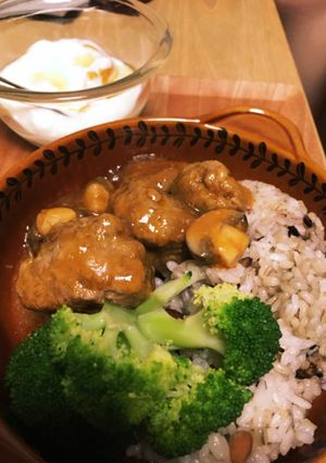 やわらか肉だんごライス-レシピのメイン写真