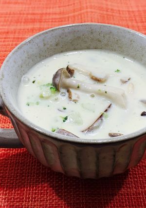 我が家の♪きのこのクリームスープ-レシピのメイン写真