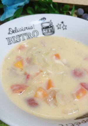 プチトマトdeチーズチャウダー♬-レシピのメイン写真