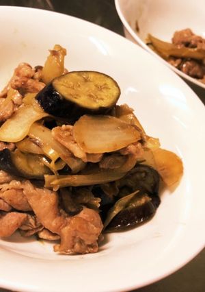 簡単◎なすみょうが豚肉の生姜焼き-レシピのメイン写真