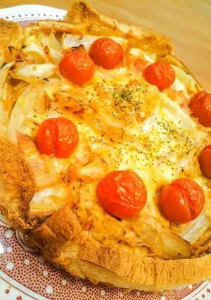 食パンde簡単キッシュ-レシピのメイン写真