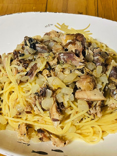 【超簡単】サバ缶ペペロンチーノ【パスタ】-レシピのメイン写真