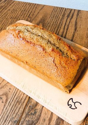 蕎麦粉薄力粉ハーフ&ハーフパウンドケーキ-レシピのメイン写真