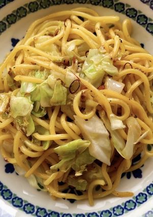 中華麺で簡単キャベツペペロン-レシピのメイン写真
