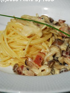 しめじとベーコンのクリームパスタ-レシピのメイン写真