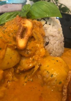 staub無水チキンバターカレー-レシピのメイン写真