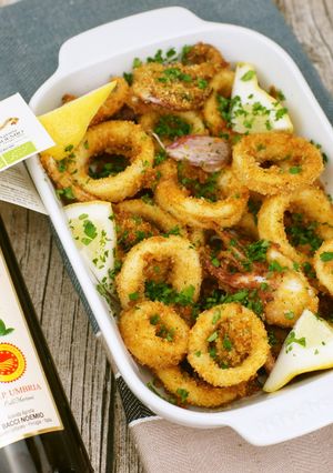 イカのパン粉焼き✨時短＆ダイエット☆-レシピのメイン写真