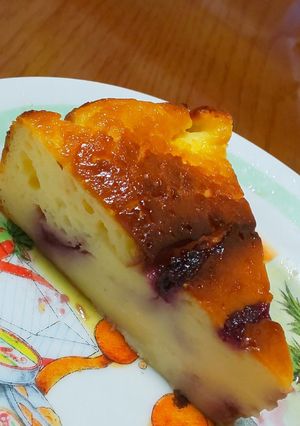 水切り不要のブルーベリーヨーグルトケーキ-レシピのメイン写真