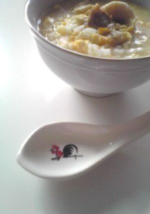 簡単おいしい！やみつきになる鶏皮の雑炊-レシピのメイン写真