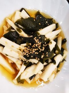 長芋とワカメの、和え物-レシピのメイン写真