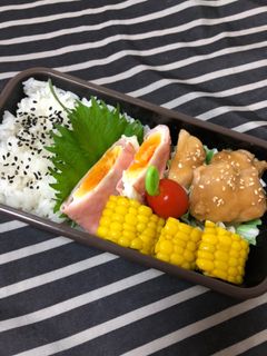 男子高校生弁当★31 鶏肉の甘酢炒め弁当-レシピのメイン写真