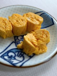 納豆のタレで♪ふんわり♡おべんとう卵焼き-レシピのメイン写真