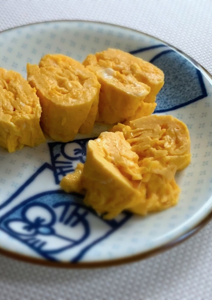 納豆のタレで♪ふんわり♡おべんとう卵焼き-レシピのメイン写真