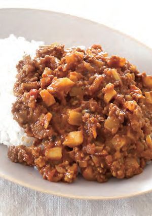 れんこんと牛肉のキーマカレー-レシピのメイン写真