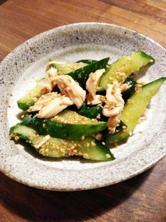 おばあちゃんのきゅうりとささみの酢の物-レシピのメイン写真