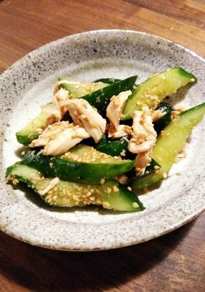 おばあちゃんのきゅうりとささみの酢の物-レシピのメイン写真
