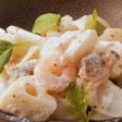 レンジで根菜とシーフードのマスタード和え