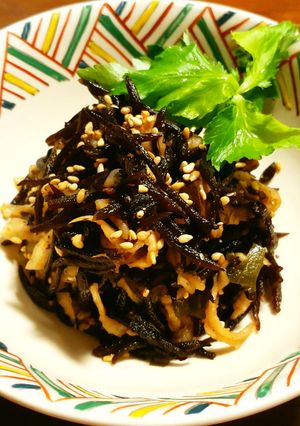 常備菜 ひじきと切り干し大根の梅干し煮-レシピのメイン写真