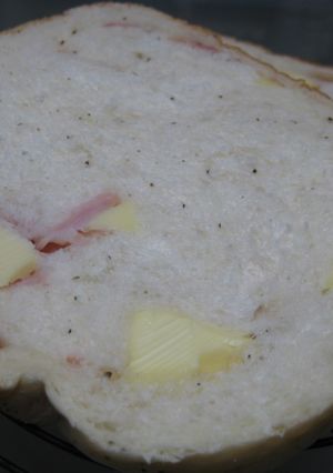 HBで❤ハムチーズパン（早焼き）-レシピのメイン写真