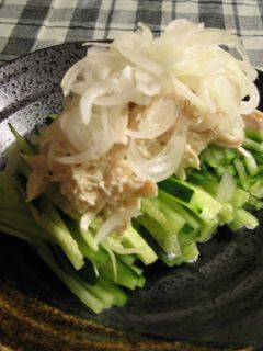鶏ささみとたっぷりキュウリのサラダ-レシピのメイン写真