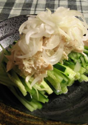 鶏ささみとたっぷりキュウリのサラダ-レシピのメイン写真