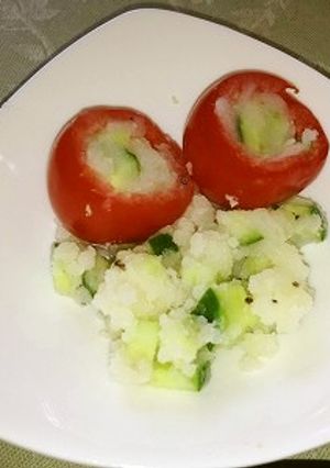 トマトのカップサラダ（透析食）-レシピのメイン写真