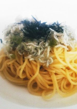 しらすの冷製おろしパスタ♪わさび風味-レシピのメイン写真